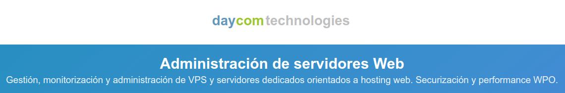 Daycomtech administracion de sistemas web!