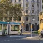 Confusió per les proves del tramvia a la Diagonal